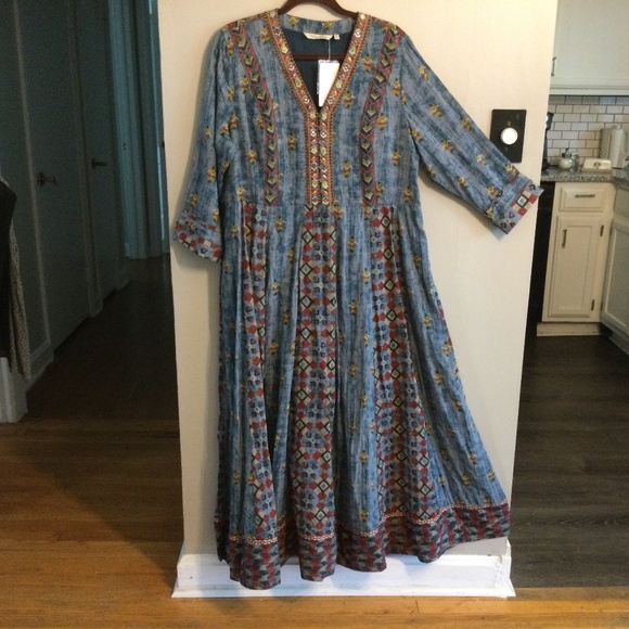 Soft Surroundings Full-length Caftan, NWT - Picture 1 of 8